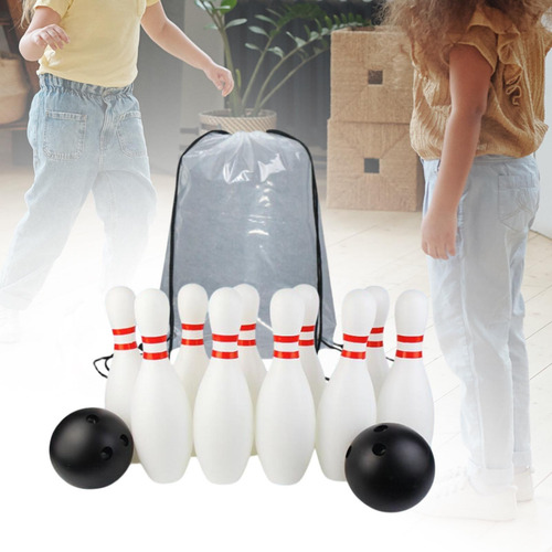 Juego De Bolos Para Niños 10 Pines Y 2 Bolas Juguetes De