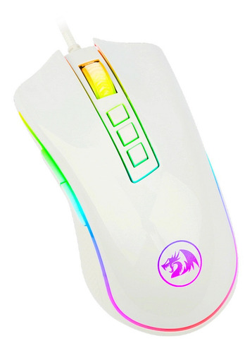 Imagem 4 de 8 de Mouse Redragon Cobra White M711-W white