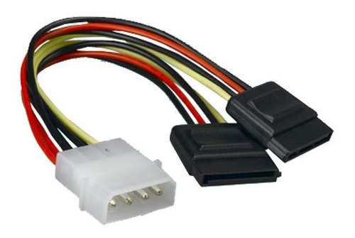 Cable Adaptador Conector Molex 4 Pines A 2 Sata