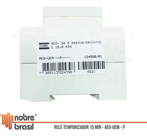 Relé Aeg Timer Relay, bobina de 15 minutos con retardo de pulso