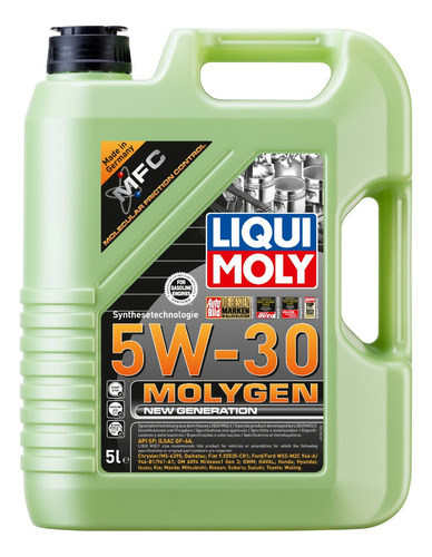 Aceite De Motor Molygen 5w30 Liqui Moly 5lts