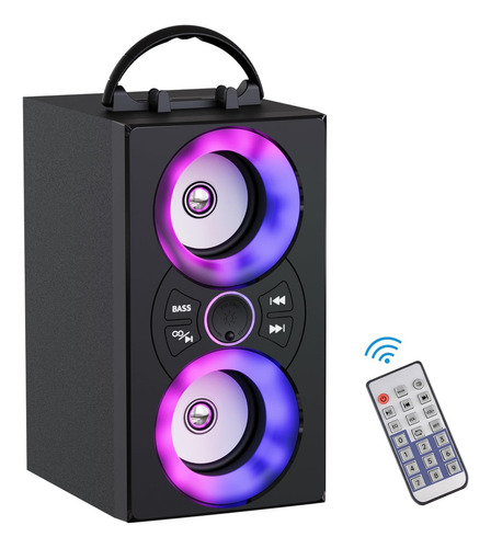 Altavoz Bluetooth Portátil De 20 W Con Tws, Luces, Control R 110v