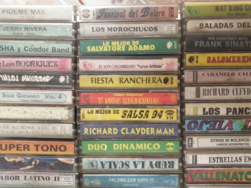 Eam Lote De Estuches De Cassettes Usados Conservados Kct