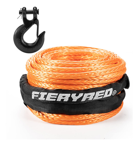 Fieryred Kit De Cable De Cuerda De Cabrestante Sintetico De