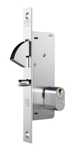 Fechadura 940 Para Porta De Correr Esp Inox Gorje Stam