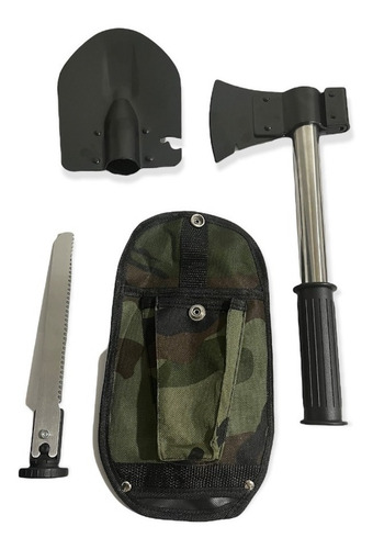 Imagen 3 de 5 de Pala De Camping Hacha, Sierra Y Cuchillo De Supervivencia