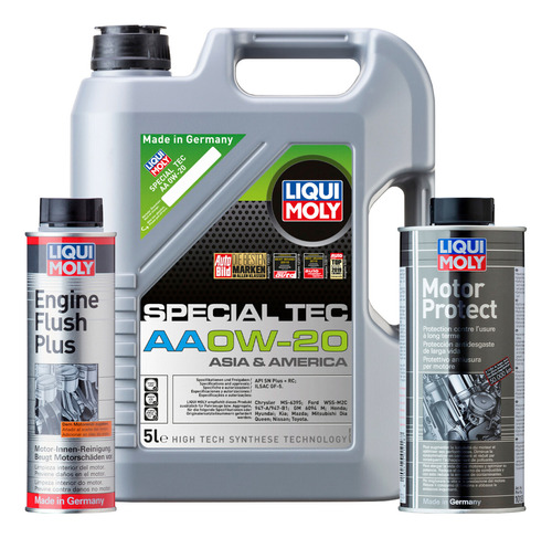 Set 3 Pzas Special Tec Aa 0w20 Motor Protect Liqui Moly