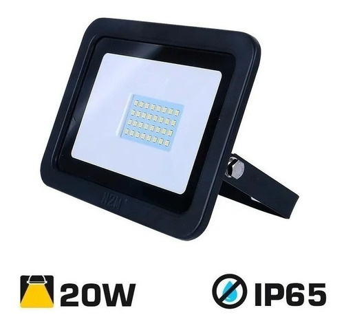 Imagen 1 de 10 de Reflector Led 20w Multiled Alta Potencia Exterior Full