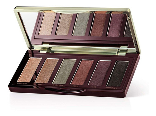 Palette De Sombras 6 Tons Una Glam - 6g Natura 6