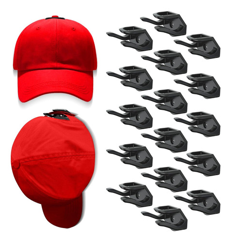 .. 16 Ps Ganchos Para Sombreros Perchero Para Gorras De