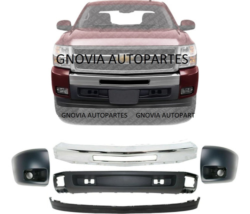 Defensa Delantera Completa Chevrolet Cheyenne 2011 2012 2013