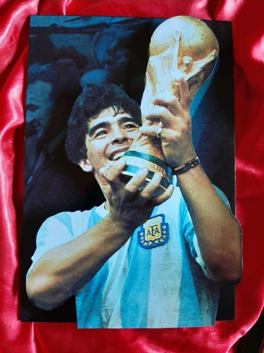 Cuadros De Madera Grandes 3d Diego Maradona 12