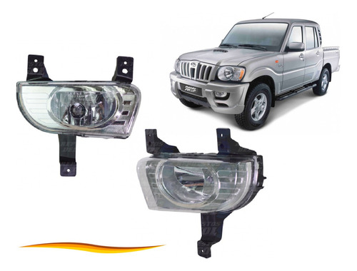 Neblinero Para Mahindra Pik Up Scorpio 2011 2017 Par 