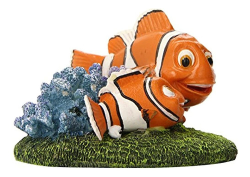 Penn Plax Finding Nemo Y Marlin 4 En El Ornamento Del Acuari