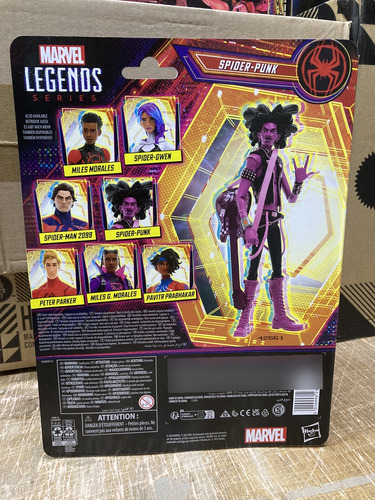 Spider-punk Wave 2 Spiderman Across Spiderverse Retro Legend