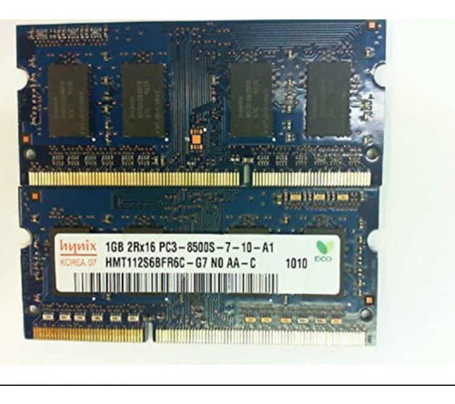 Memória Hynix 2 Gb Notebook Sodimm Pc8500 Ddr3 (Usado)