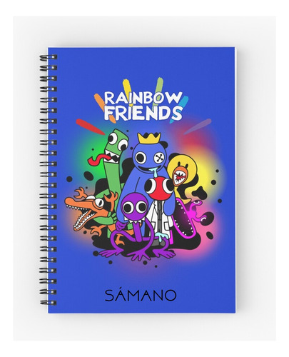 Cuaderno Rainbow Personalizado Samano.uy