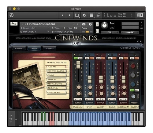 Cinesamples Cinewinds Core - Samples Kontakt