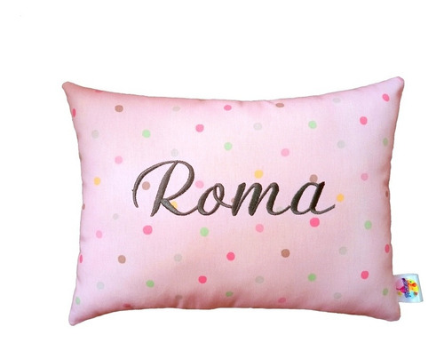 Ajuar Personalizado Babero, Portachupete Y Babita + Almohada