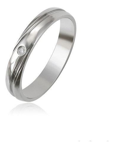 Anillo Matrimonio Titanio Brillante Argolla Pareja Amor 