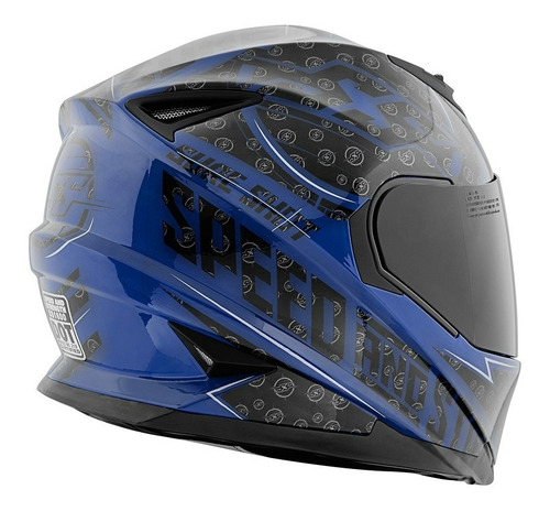 Casco Speed & Strength Ss1600 Sure Shot Blue /black Integral