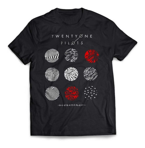 Imagen 1 de 3 de Camiseta Twenty One Pilots Blurryface Rock Activity 