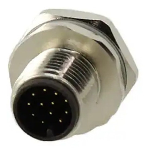 Conector Para Sensor M12 Recto 12 Pin (elegir Macho Hembra)
