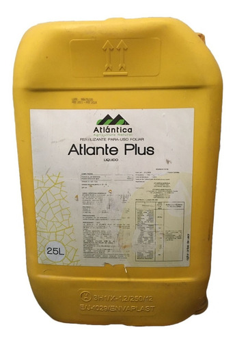 Fertilizante Bioestimulante Natural Atlante Plus 25 L V