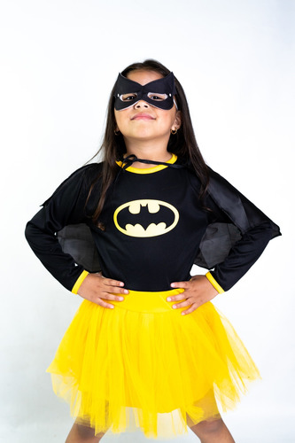 Disfraz Vestido Tutú Batichica Batman Nena