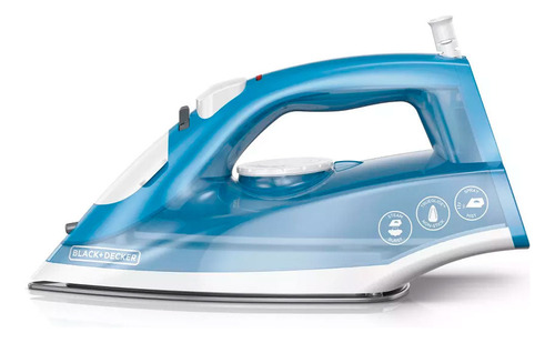 Plancha De Vapor Black+decker Color Azul