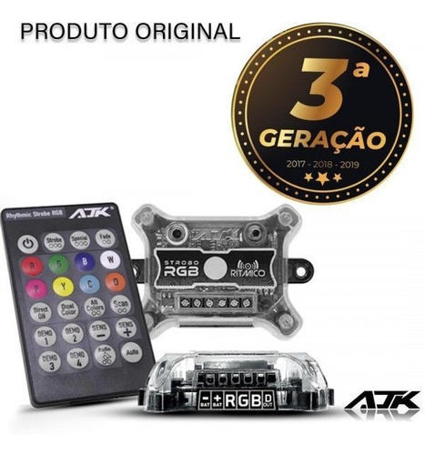 Kit Strobo Ajk Rítmico Rgb Lançamento Julho 2019 3 Geração 