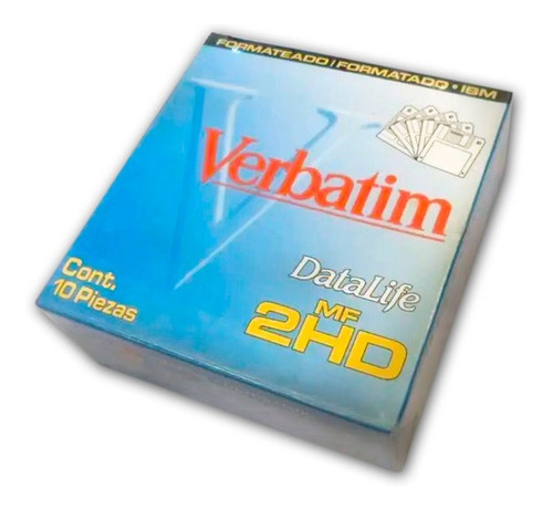 Imagen 1 de 4 de Diskettes Verbatim Data Life ( Nuevos En Caja Sellados) X10u