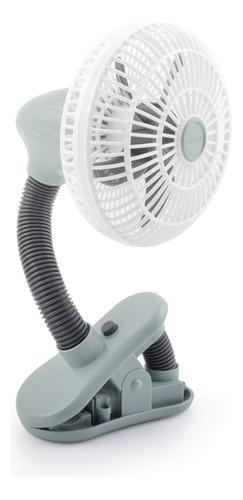 Ventilador O2cool, Portátil, Con Clip, De 4 Pulgadas, Gris.