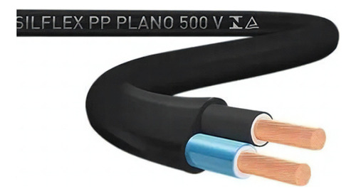 Cabo Pp 2x1mm 15mt + Kit Pino Tomada 2p 10a - 1ª Linha Cor da cobertura Preto