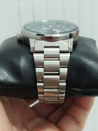 Relógio Citizen Eco Drive Aviador Nighthawk Bj7000-52a Top. Cinza Prateado Preto (Usado)