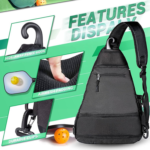 Pickleball Bag Pickleball Ajustable, Tenis, Racketball ...