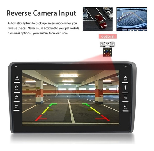 Android 9.1 Radio De Coche Estéreo Mp5 For Audi A3 2008-2012