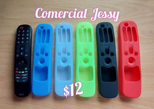 Imagen 5 de 6 de Estuches Protectores De Silicona Para Control Remoto LG.