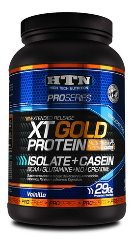 Imagen 1 de 1 de Suplemento en polvo HTN  Proseries XT Gold Protein proteína sabor vainilla en pote de 1.015kg