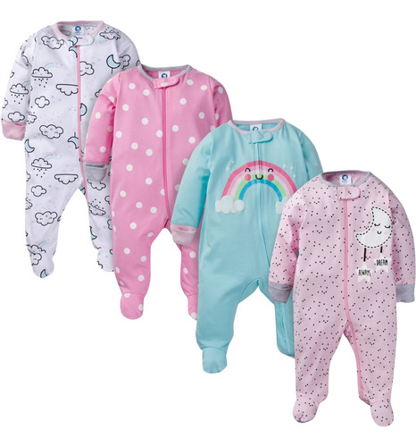 Pijamas Nube-set X4 Marca Gerber