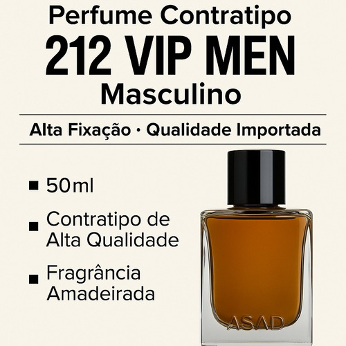 Perfume 212 Vip Men Masculino Tipo Importado 50 Ml Alta Qualidade Para Presente