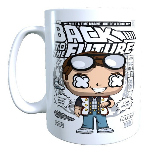 Taza Tazon Diseño Volver Al Futuro, Marty Mcfly 