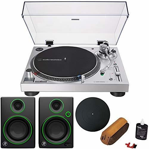 Tocadiscos Audio-technica At-lp120xusb Monitores Mackie Cr3 