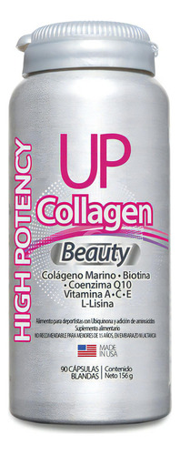 Collagen Up High Potency Beauty Colágeno Marino 90 Cápsulas