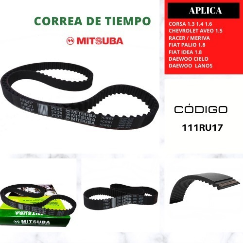 Correa De Tiempo Chevy Confort C2 1.6 111 Dientes