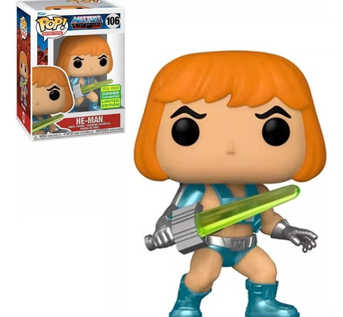 Funko Pop Masters Of The Universe Exclusive He-man 106 Sdcc