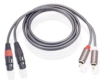 Comprar Cable Doble Xlr Hembra Rca Macho 2 Audio Alta Fidelidad 4n