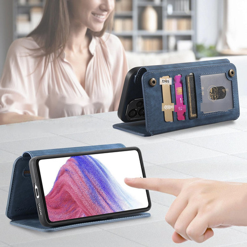 Funda De Piel Tipo Cartera Para Oppo C55/realme Neo7/realme Gt Master Edition, Funda Protectora Con Bolsillo Con Cremallera