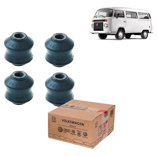 Kit Bucha Amortecedor Da Kombi 4un. Original Volkswagen