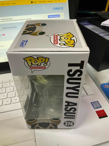 Funko Pop Tsuyu Asui #374 Fall Convention 2021 Detalle A (Usado)